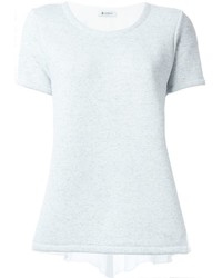 Женская голубая футболка с круглым вырезом от Dondup
