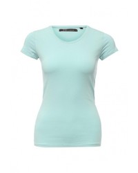 Женская голубая футболка с круглым вырезом от Emoi