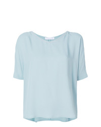 Женская голубая футболка с круглым вырезом от Fabiana Filippi