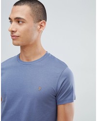 Мужская голубая футболка с круглым вырезом от Farah