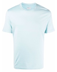 Мужская голубая футболка с круглым вырезом от Fedeli