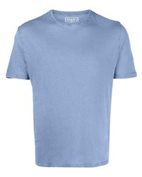 Мужская голубая футболка с круглым вырезом от Fedeli