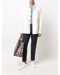 Мужская голубая футболка с круглым вырезом от Kiton