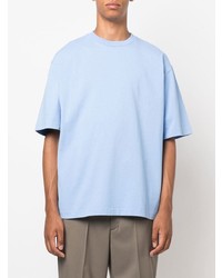 Мужская голубая футболка с круглым вырезом от Jacquemus