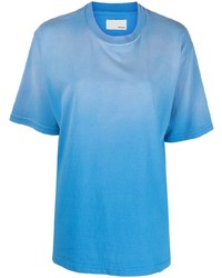 Мужская голубая футболка с круглым вырезом от Haikure