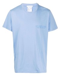 Мужская голубая футболка с круглым вырезом от Helmut Lang