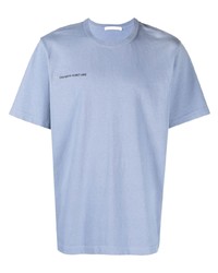 Мужская голубая футболка с круглым вырезом от Helmut Lang