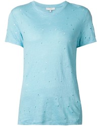 Женская голубая футболка с круглым вырезом от IRO