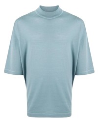 Мужская голубая футболка с круглым вырезом от Jil Sander