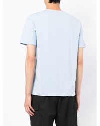 Мужская голубая футболка с круглым вырезом от BOSS
