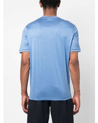 Мужская голубая футболка с круглым вырезом от Paul & Shark