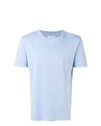 Мужская голубая футболка с круглым вырезом от Maison Margiela