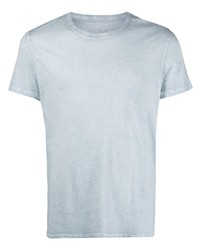 Мужская голубая футболка с круглым вырезом от Majestic Filatures