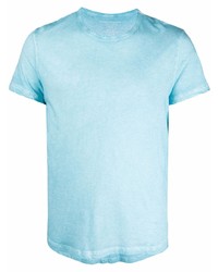 Мужская голубая футболка с круглым вырезом от Majestic Filatures