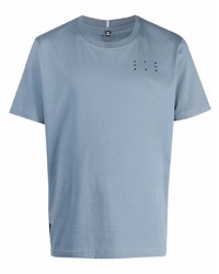 Мужская голубая футболка с круглым вырезом от McQ
