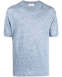 Мужская голубая футболка с круглым вырезом от Officine Generale