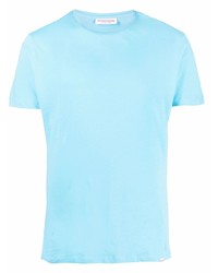 Мужская голубая футболка с круглым вырезом от Orlebar Brown