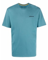Мужская голубая футболка с круглым вырезом от Patagonia