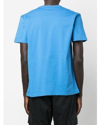 Мужская голубая футболка с круглым вырезом от Woolrich