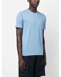 Мужская голубая футболка с круглым вырезом от Aspesi