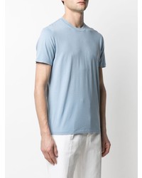Мужская голубая футболка с круглым вырезом от Tom Ford
