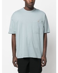 Мужская голубая футболка с круглым вырезом от Ten C