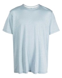 Мужская голубая футболка с круглым вырезом от rag & bone
