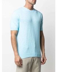 Мужская голубая футболка с круглым вырезом от Altea