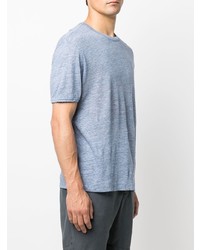 Мужская голубая футболка с круглым вырезом от Officine Generale