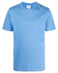 Мужская голубая футболка с круглым вырезом от Soulland