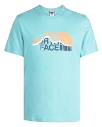 Мужская голубая футболка с круглым вырезом от The North Face