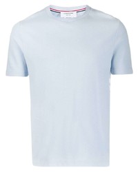 Мужская голубая футболка с круглым вырезом от Thom Browne