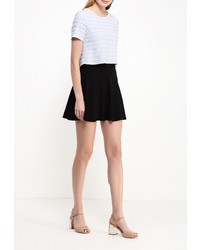 Женская голубая футболка с круглым вырезом от Topshop