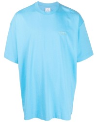 Мужская голубая футболка с круглым вырезом от Vetements