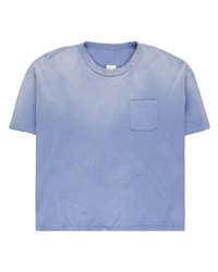 Мужская голубая футболка с круглым вырезом от VISVIM