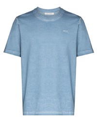 Мужская голубая футболка с круглым вырезом от Wood Wood