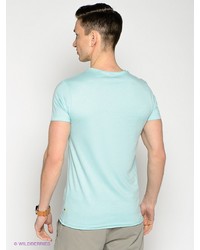 Мужская голубая футболка с принтом от Broadway