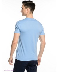 Мужская голубая футболка с принтом от Oodji