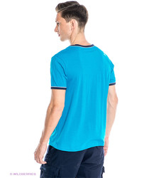 Мужская голубая футболка с принтом от Stayer