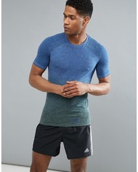 Мужская голубая футболка от adidas