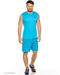 Мужская голубая футболка от Asics