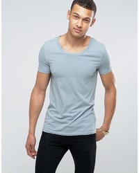 Мужская голубая футболка от Asos