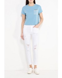 Женская голубая футболка от Befree