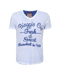 Мужская голубая футболка от Biaggio