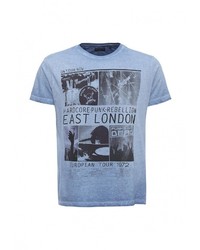 Мужская голубая футболка от Brave Soul