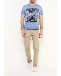 Мужская голубая футболка от Brave Soul