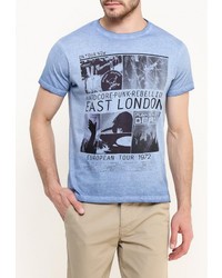 Мужская голубая футболка от Brave Soul