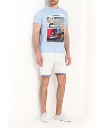 Мужская голубая футболка от Brave Soul