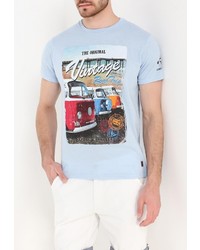 Мужская голубая футболка от Brave Soul