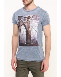 Мужская голубая футболка от Brave Soul